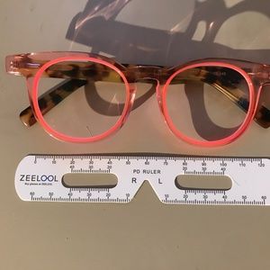 Zeelool Pink rimmed glasses
